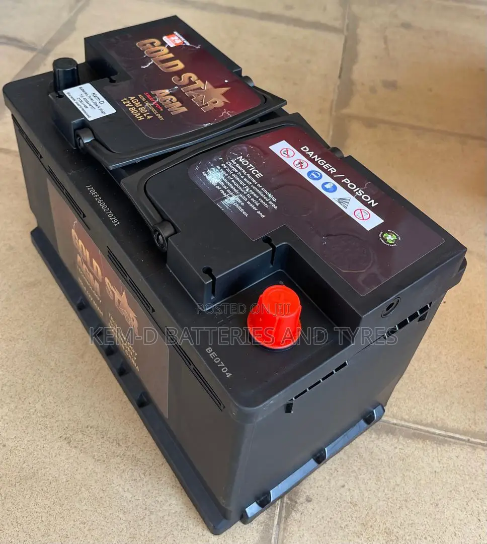 Agm / Start Stop Battery 80ah 12v _ Free Delivery