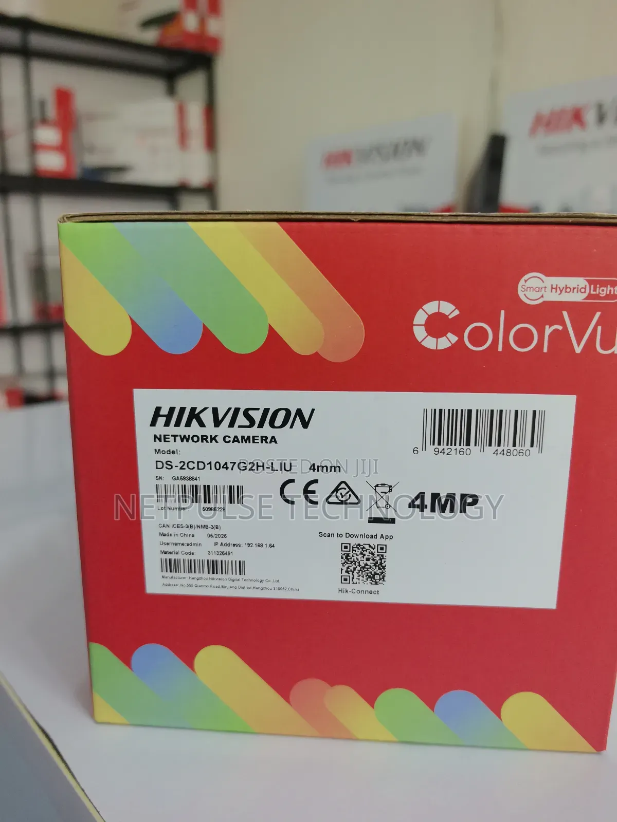 Hikvision Colorvu Fixed Bullet Ip Camera Ds-2cd1047g2h-Liu