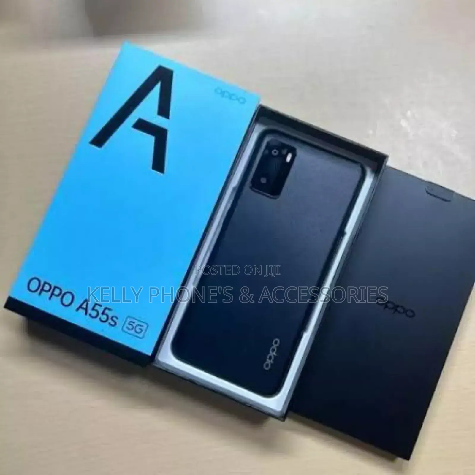 New Oppo A55s 128 GB Black