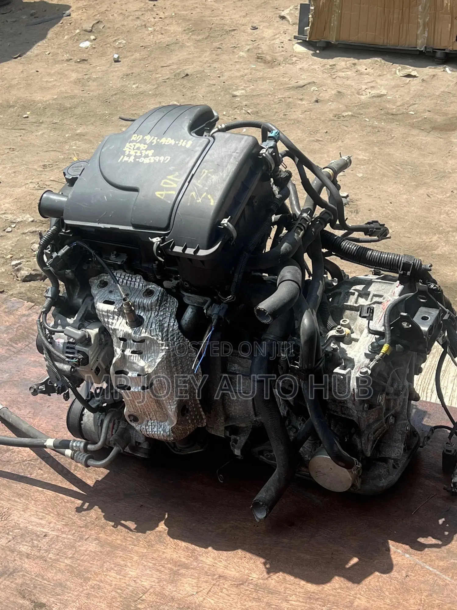 Toyota Vitz 2008 3plugs Complete Engine