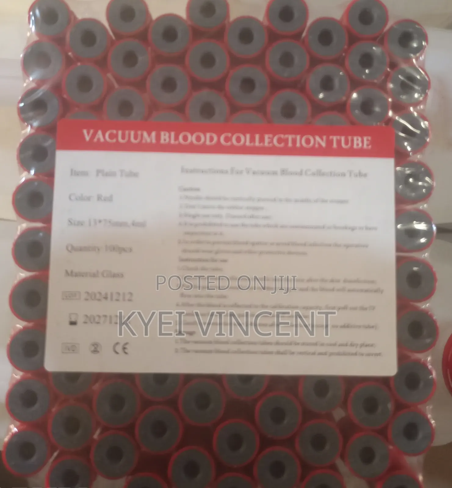 Vacuum Blood Collection Tube