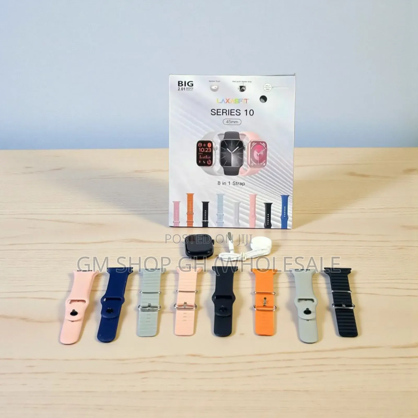 Laxasfit Series 10 Smartwatch 8 in 1 Set (637386)