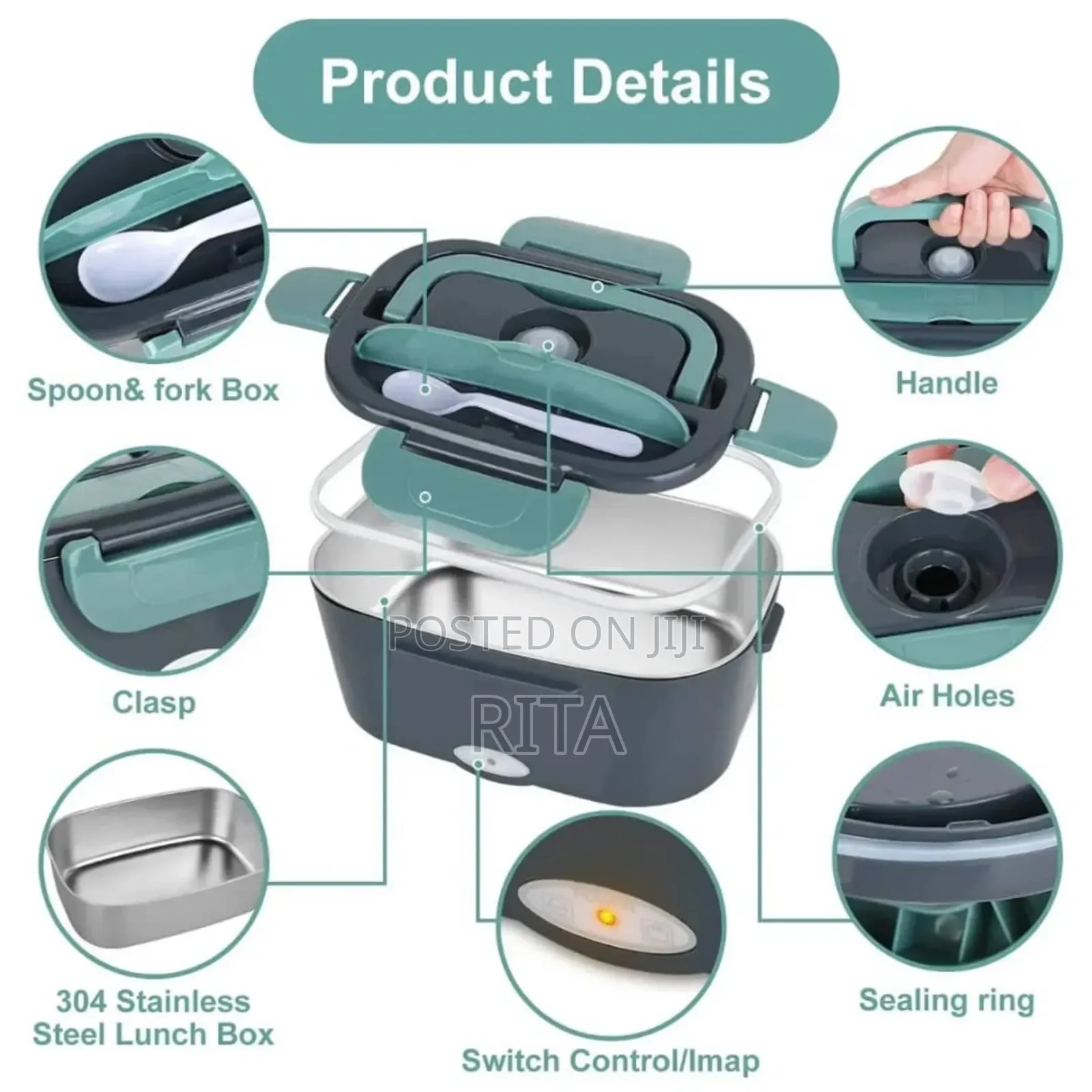 Quality Electric Lunch Box With Car Port