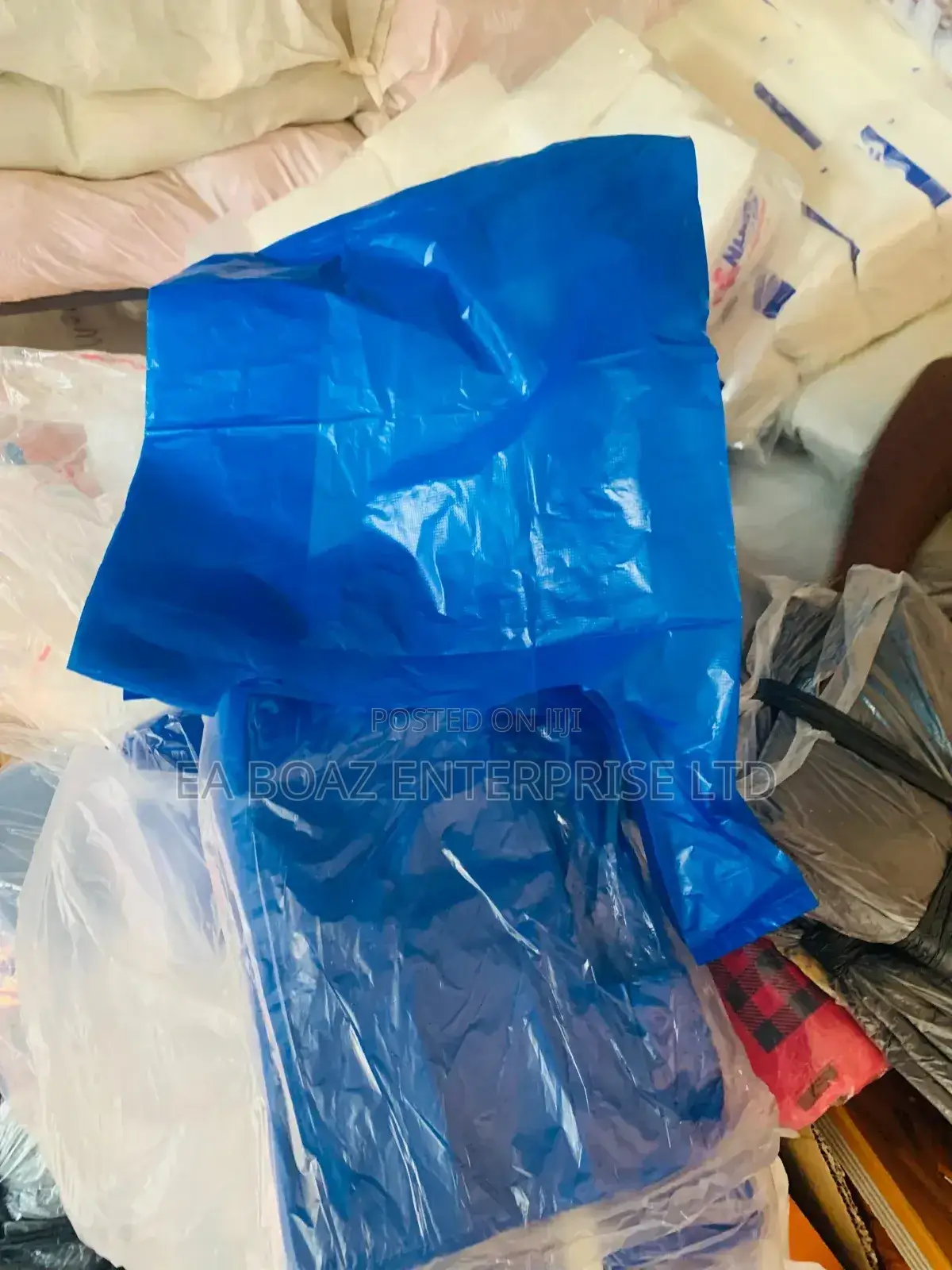 Extra Large Rubber Bags, Gift Design Bags Blue 5 Bundles 290 Pieces