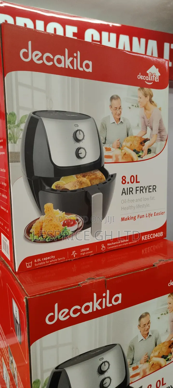 Promo Promo Deca Air Fryer 8.0l