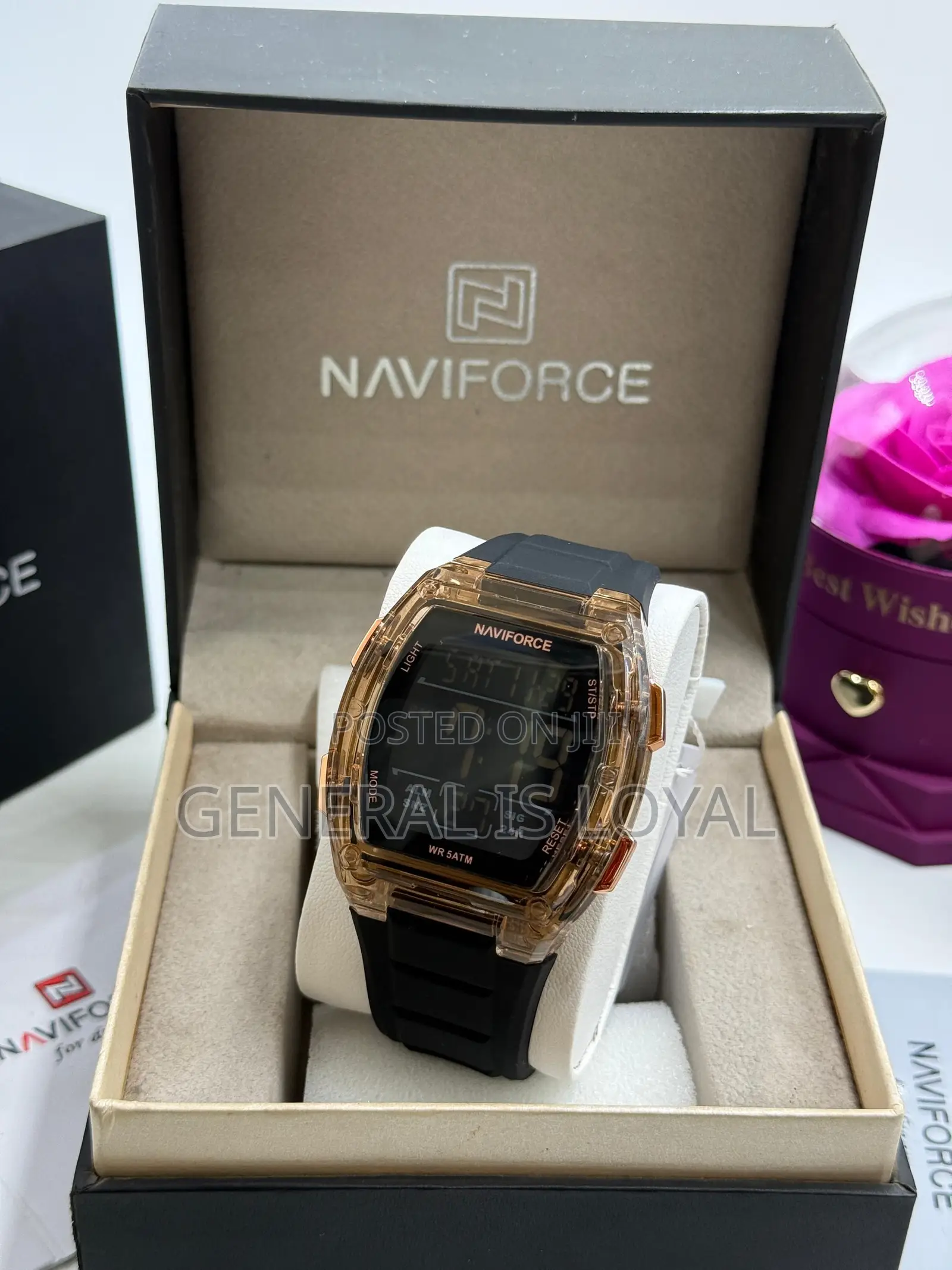 Naviforce Digital Sports Silicone /Rubber Strap Watch