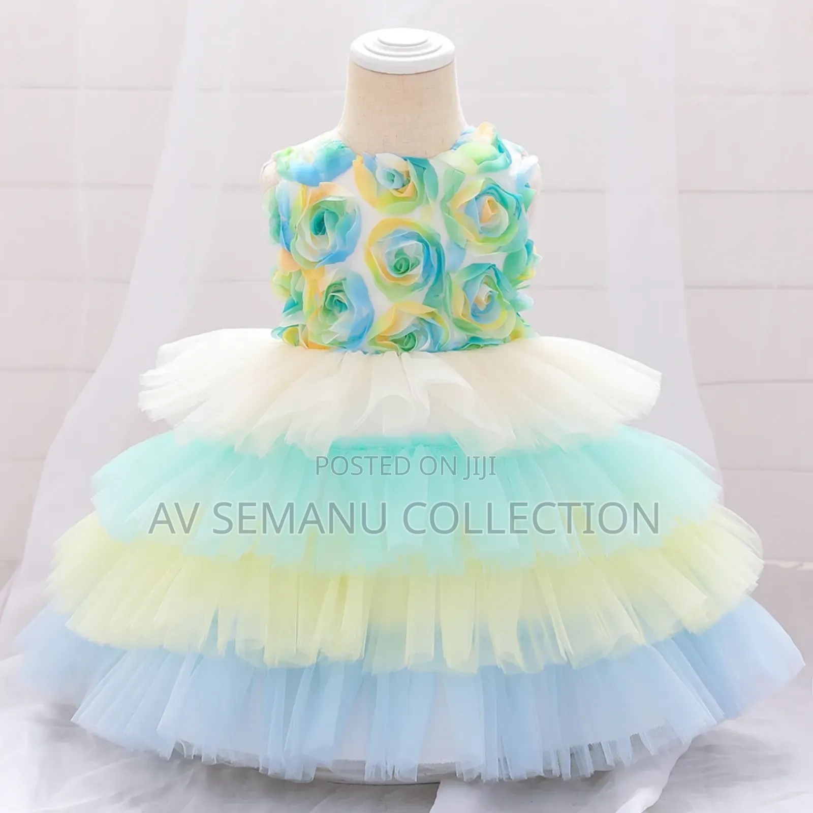 Baby Girl Rainbow Dress