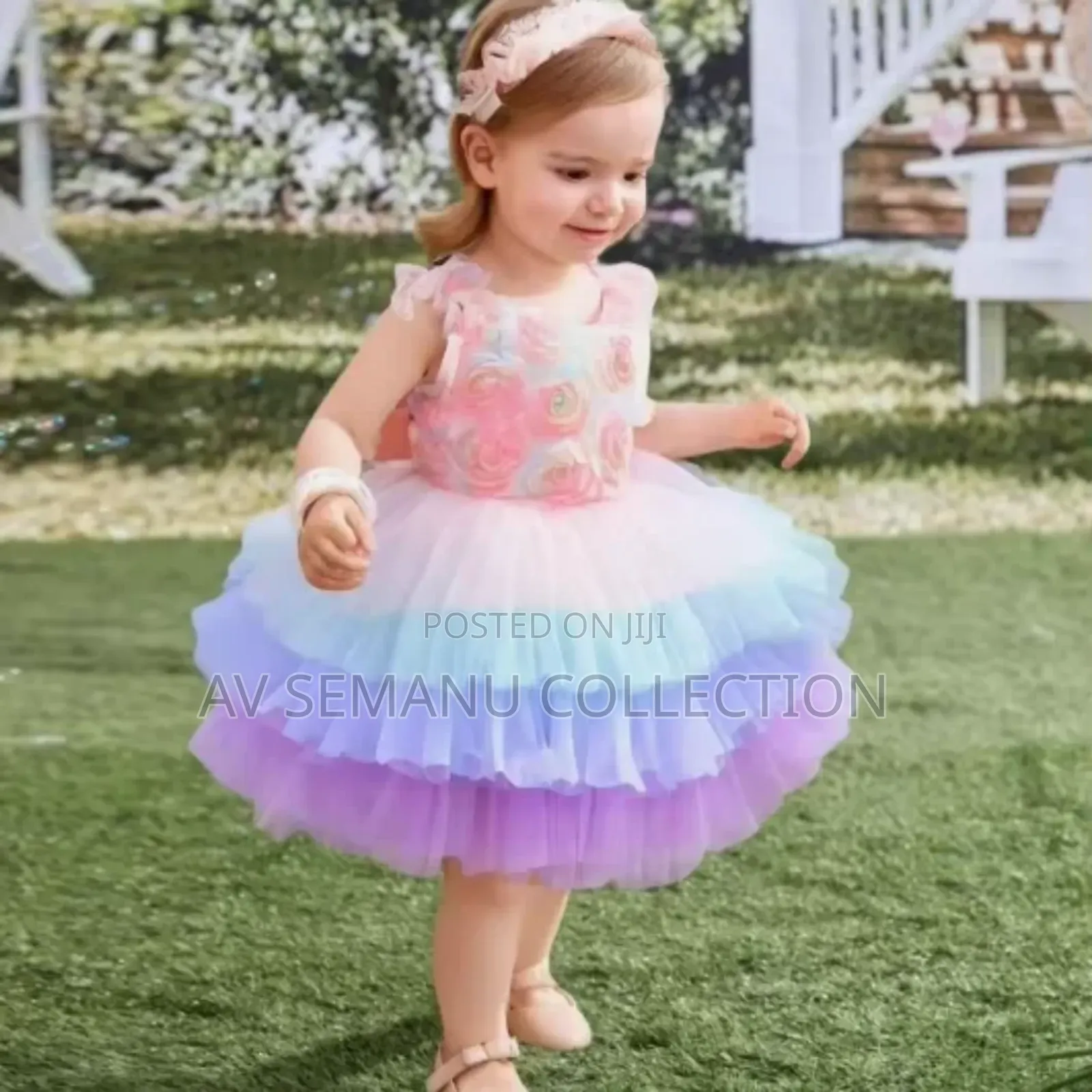 Baby Girl Rainbow Dress