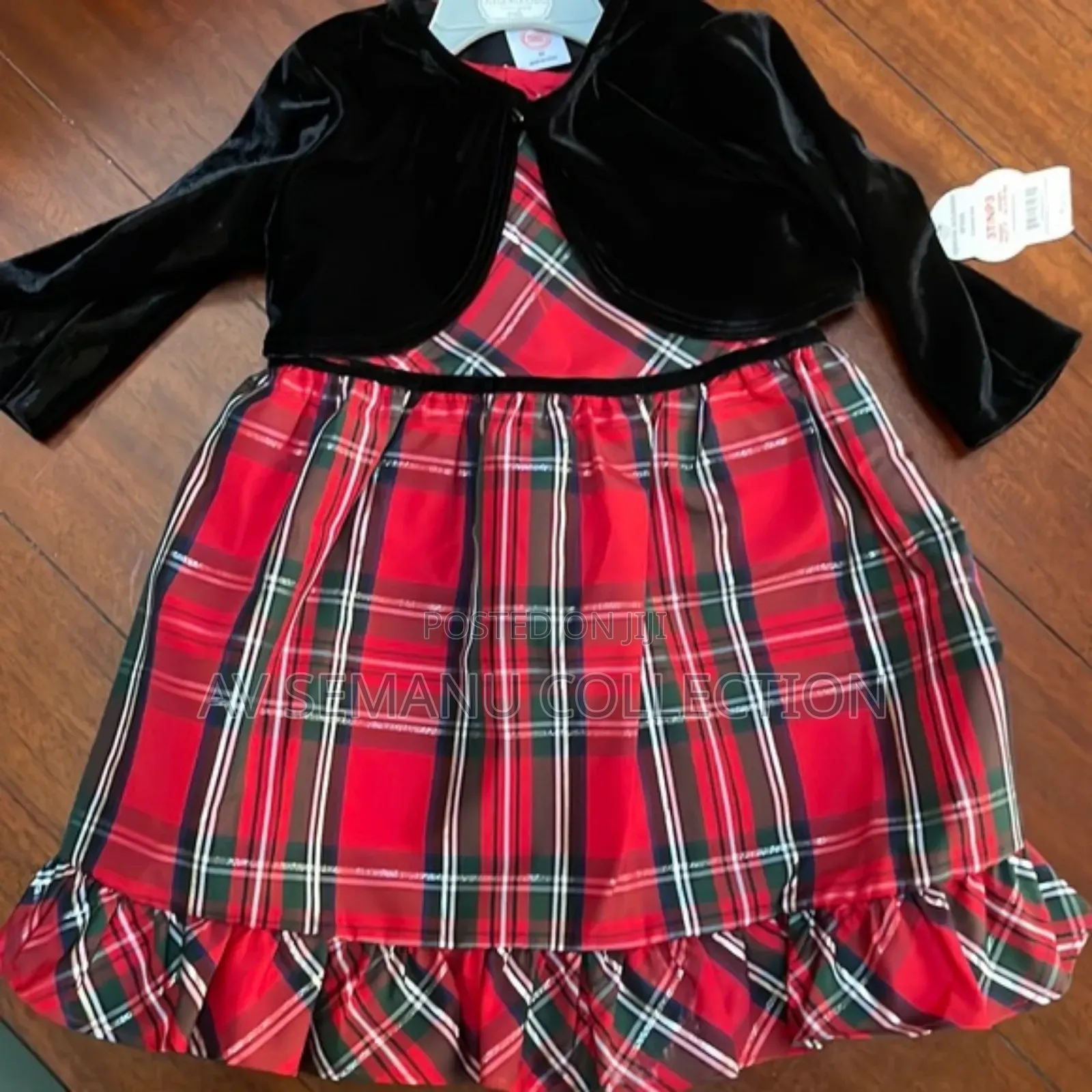 Wonder Nation Girls Christmas Dress