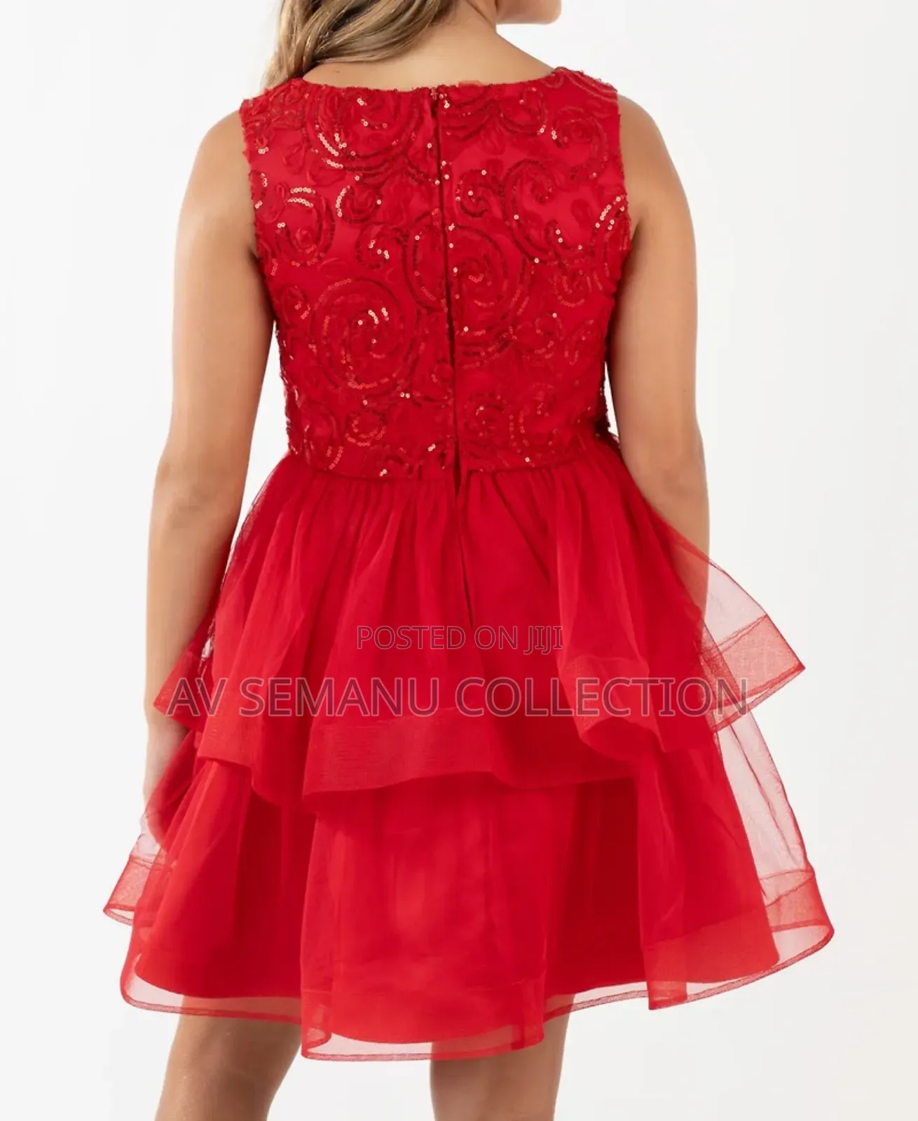 Rare Editions Girl Red Dress