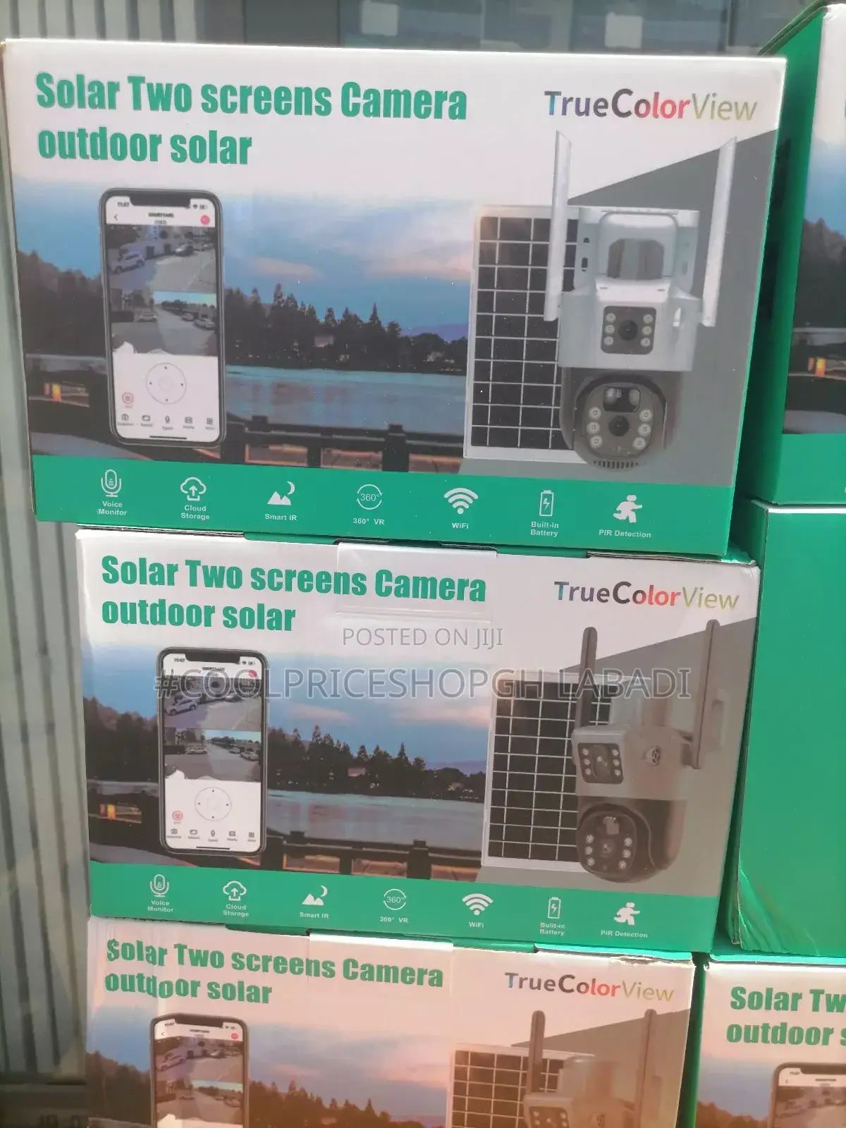Solar Power V380 Pro 4g Dual Lens