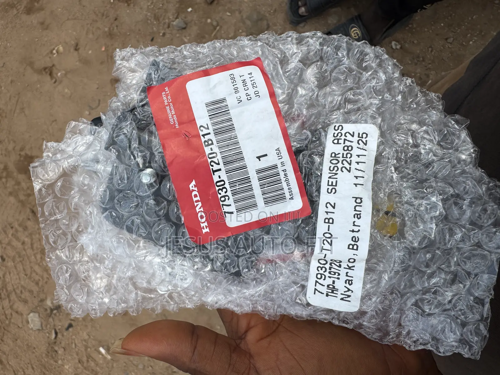 Honda Civic Airbag Impact Crash Sensor