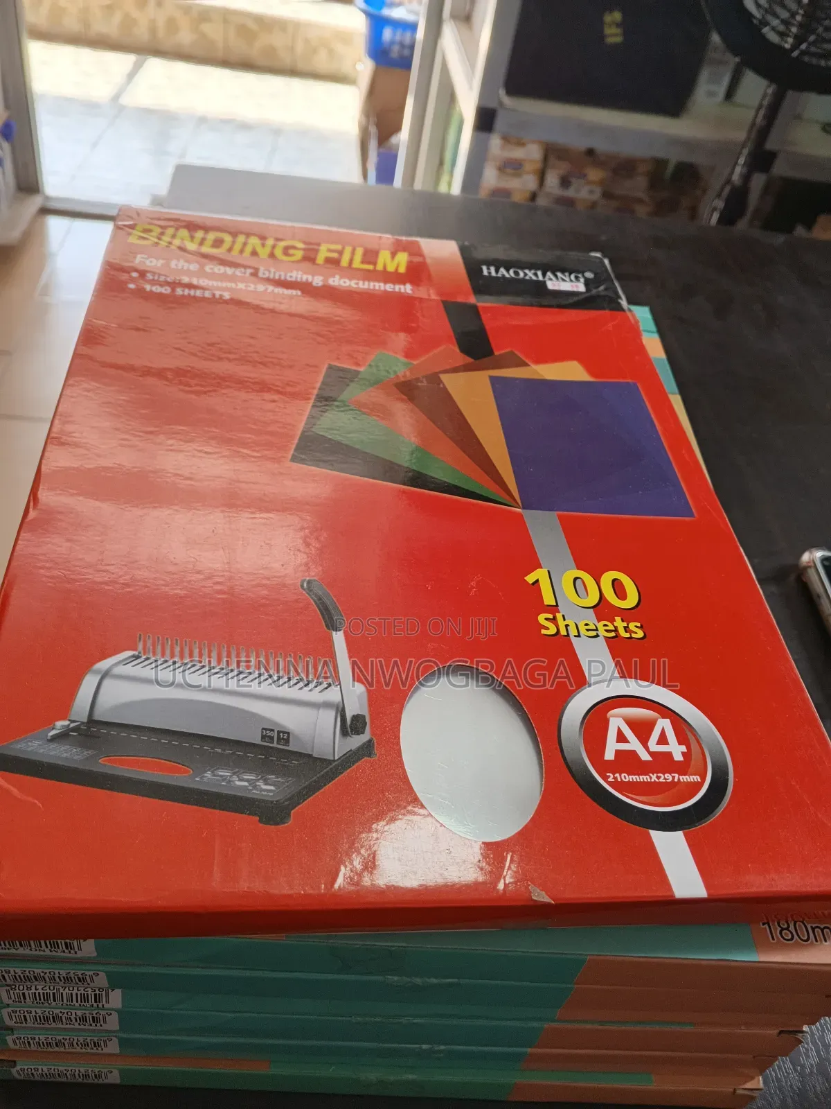 A4 Binding Film Plain