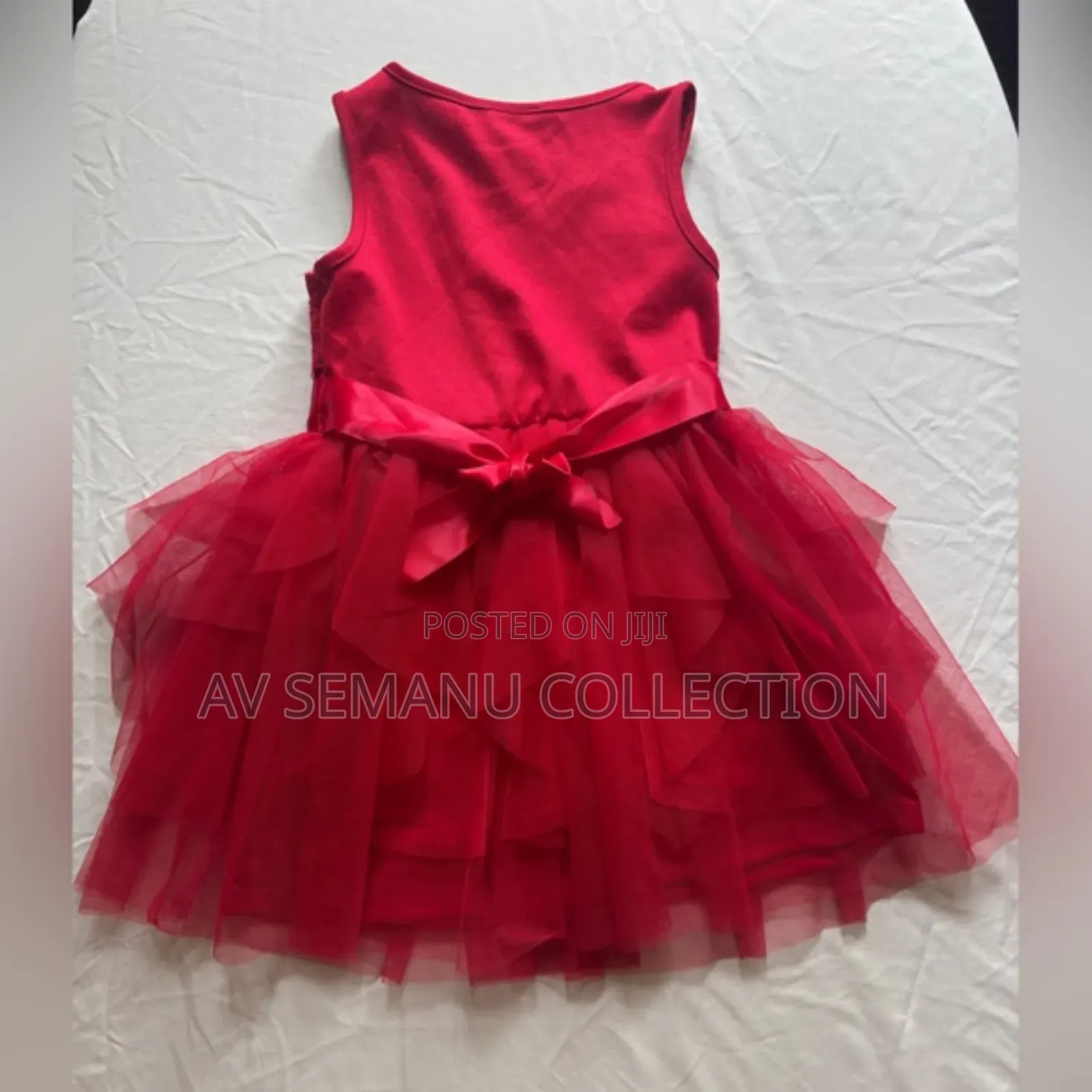 Lilt Red Lace Formal Tutu-Style Dress