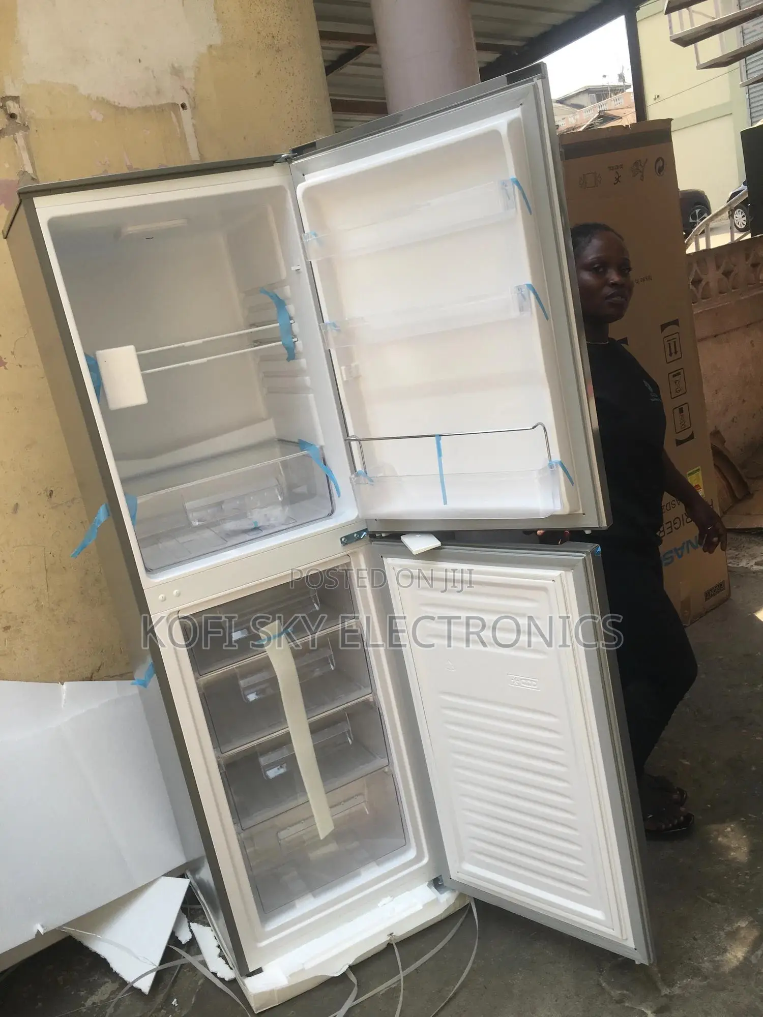 Massive Nasco 246litres Doubledoor Fridge