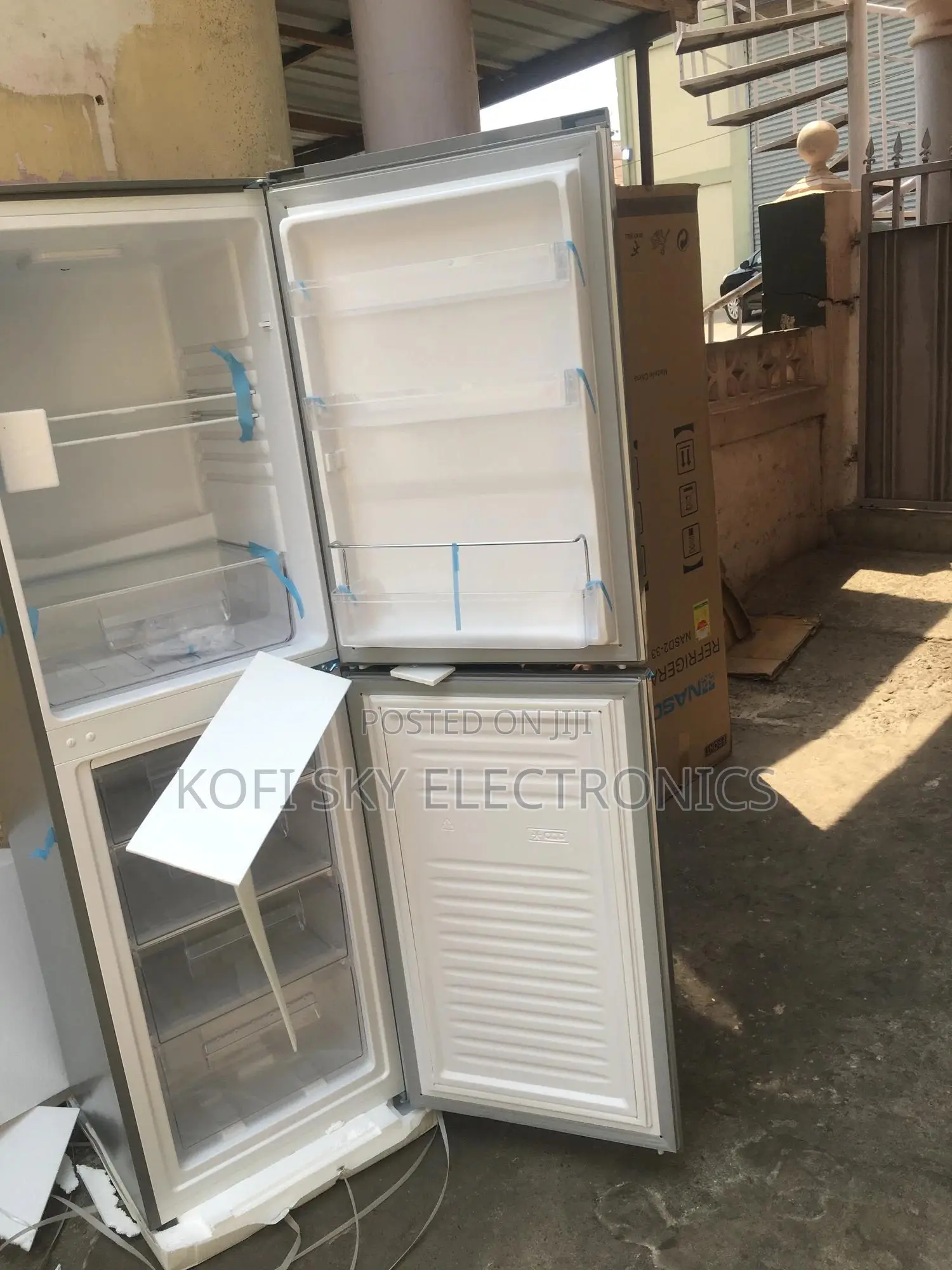 Massive Nasco 246litres Doubledoor Fridge
