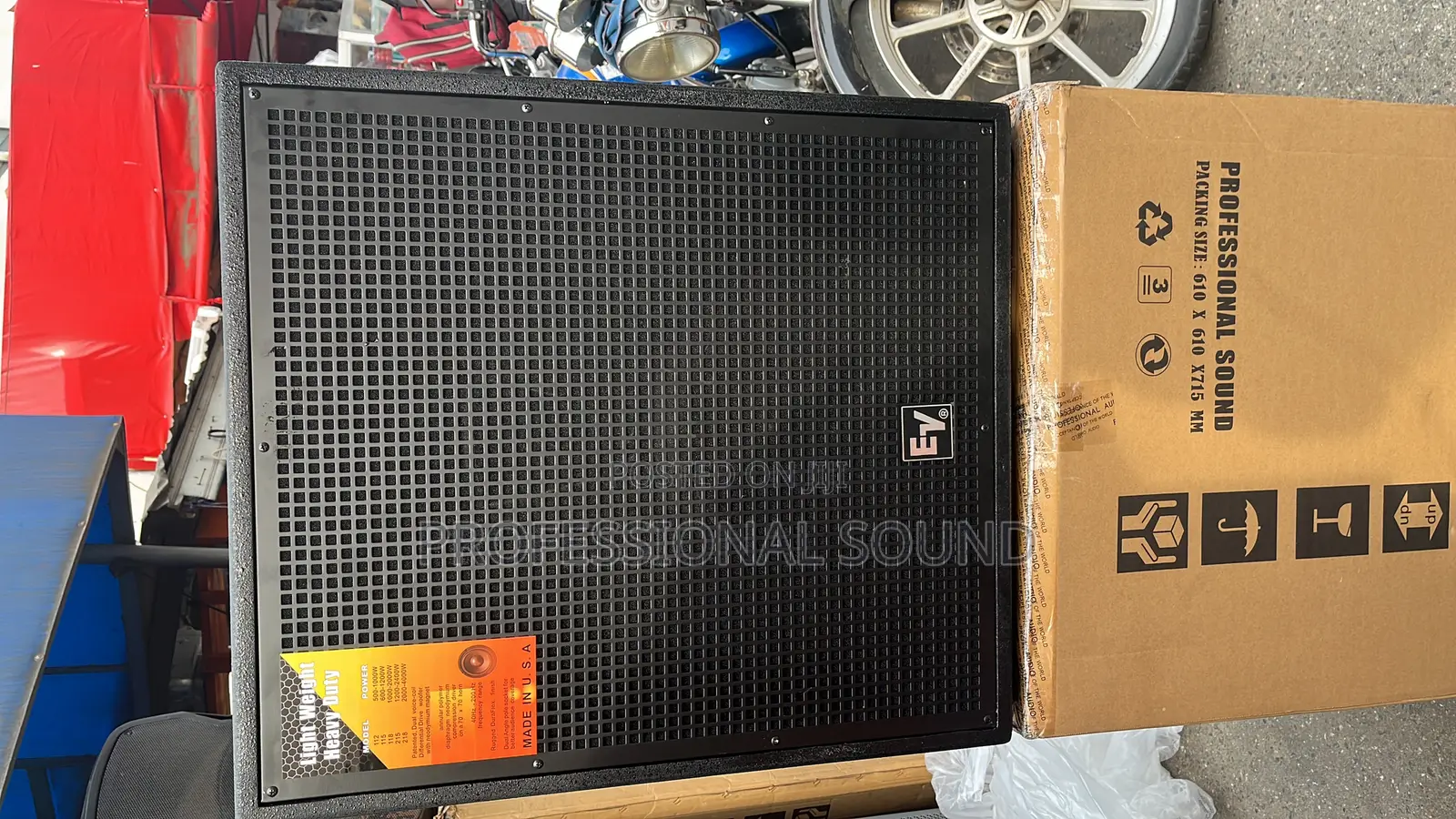 Electro-Voice (Ev) Professional Audio Speaker.