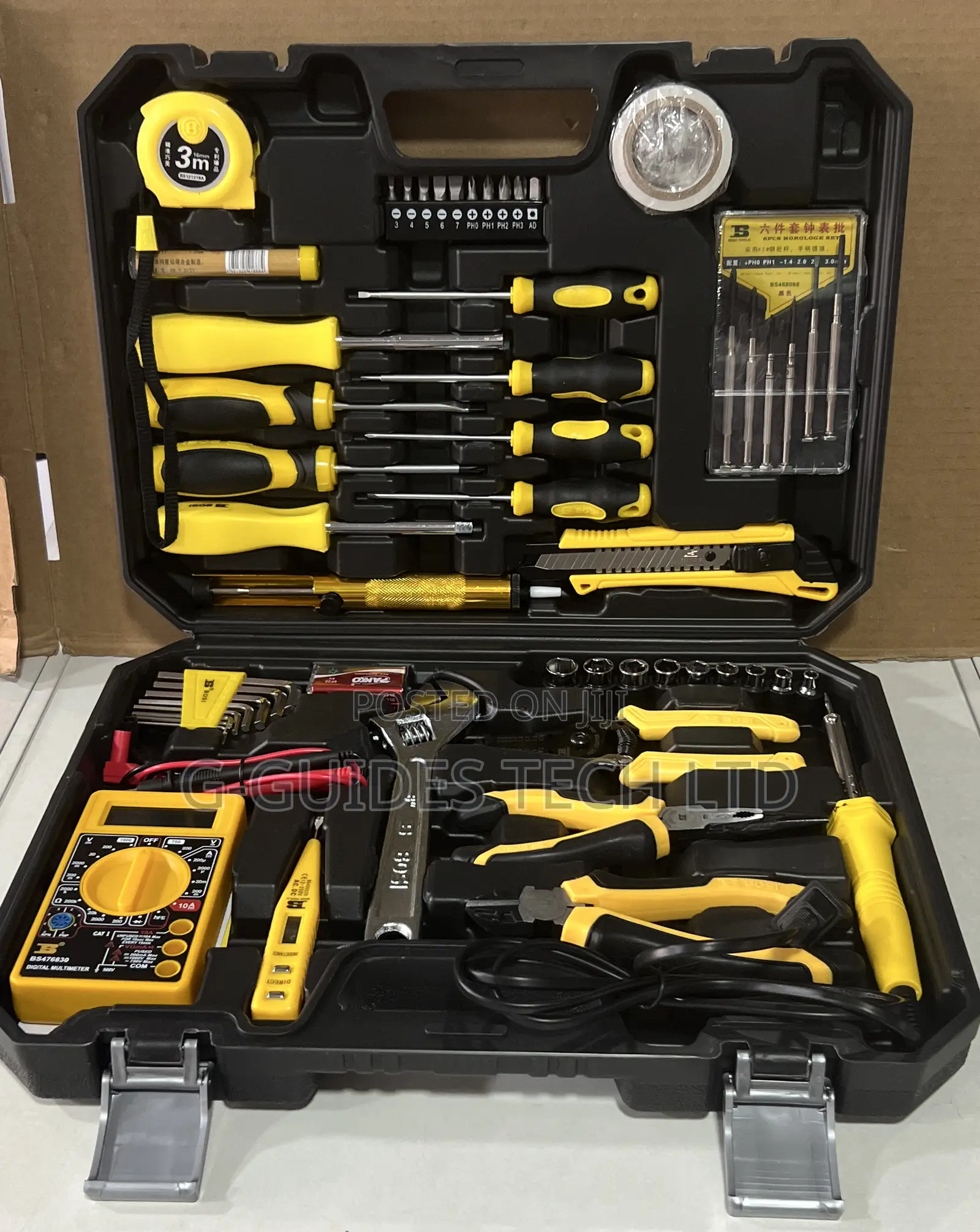 Bosi 53pcs Hardware Tool Kit , 53-piece Tele-communication Tool Set