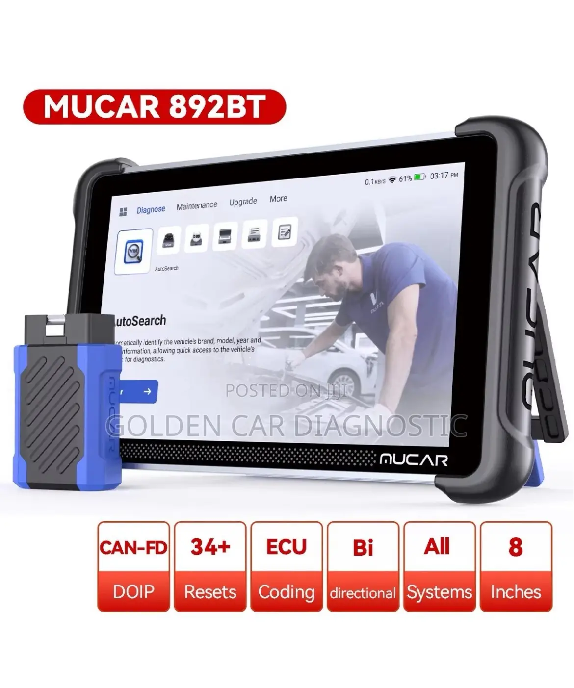 Mucar 892bt Obd2 Car Diagnostic Scanner