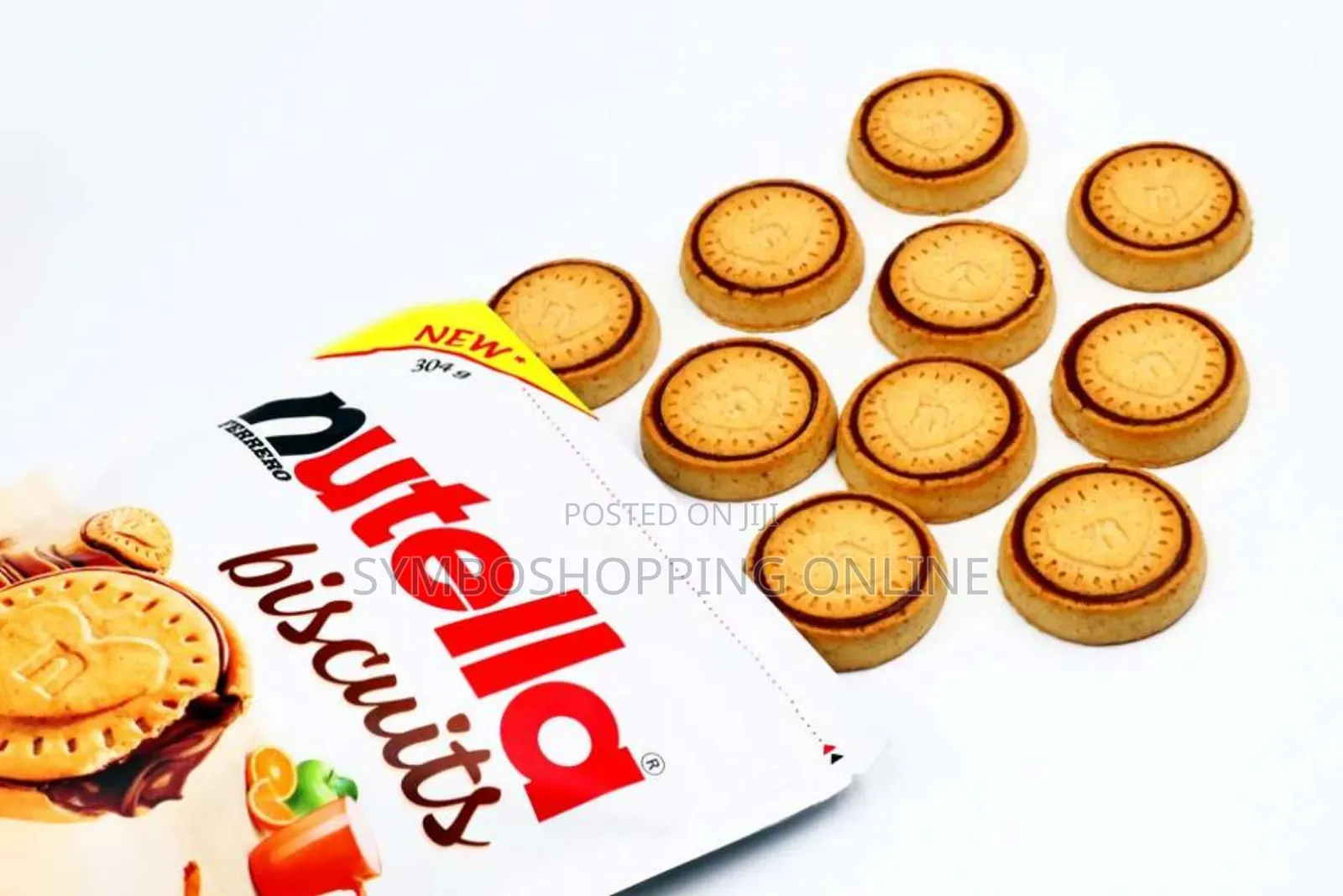 Nutella Ferrero Biscuits 176g (Resealable Pouch)