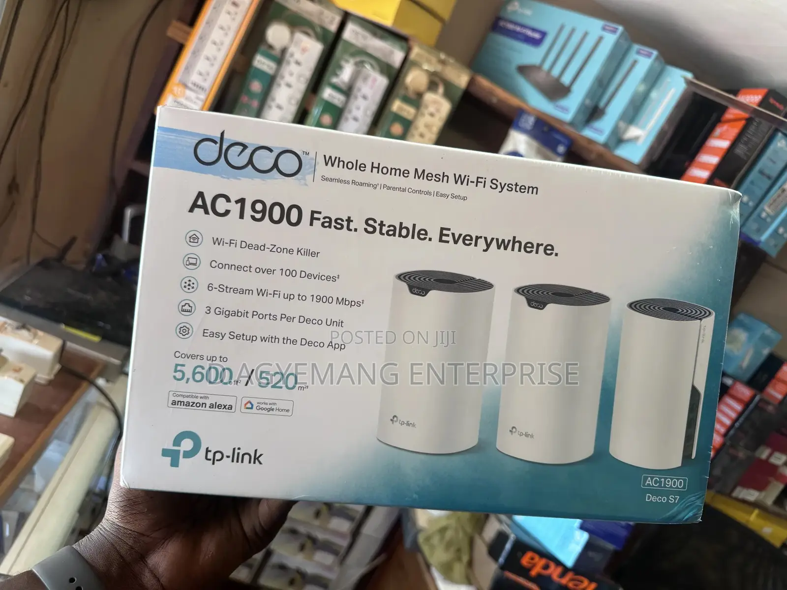 Tp-Link Deco S7 Ac1900 Whole Home Mesh Wi-Fi System.