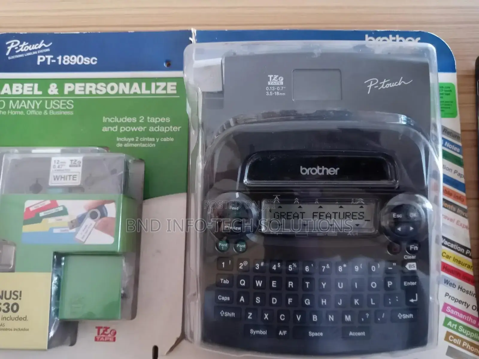 Brother P Touch Pt 1890sc Deluxe Home Office Labeler