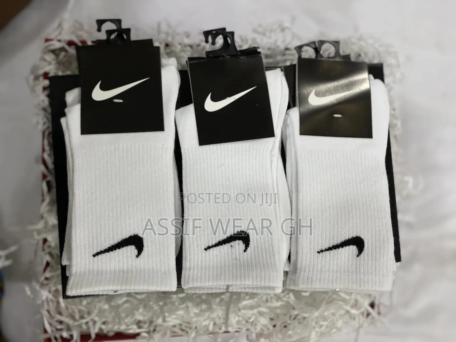 Nike White Socks Set
