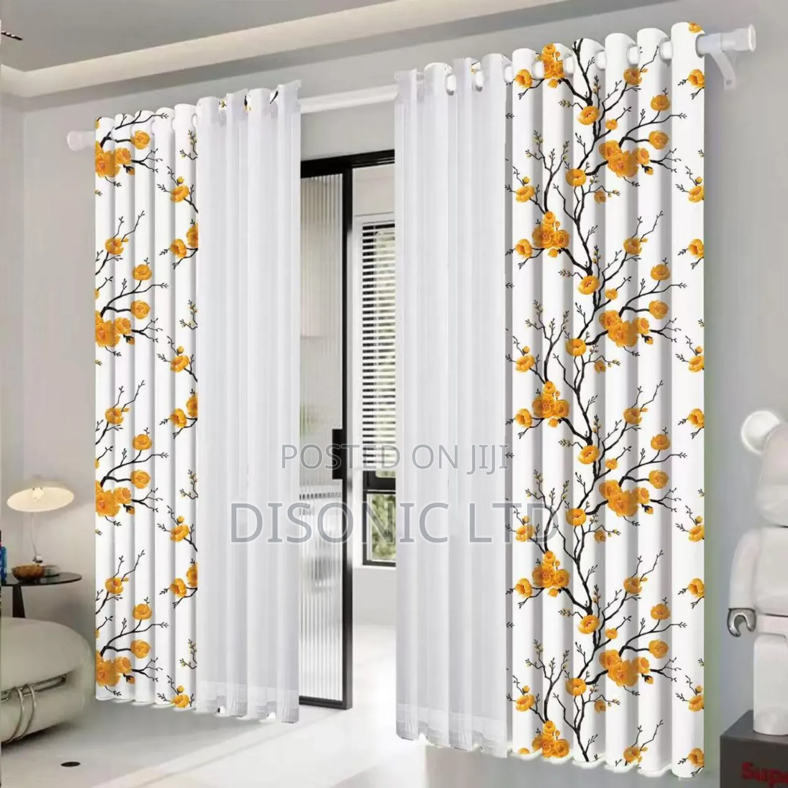 4 in 1 Curtains With Voile