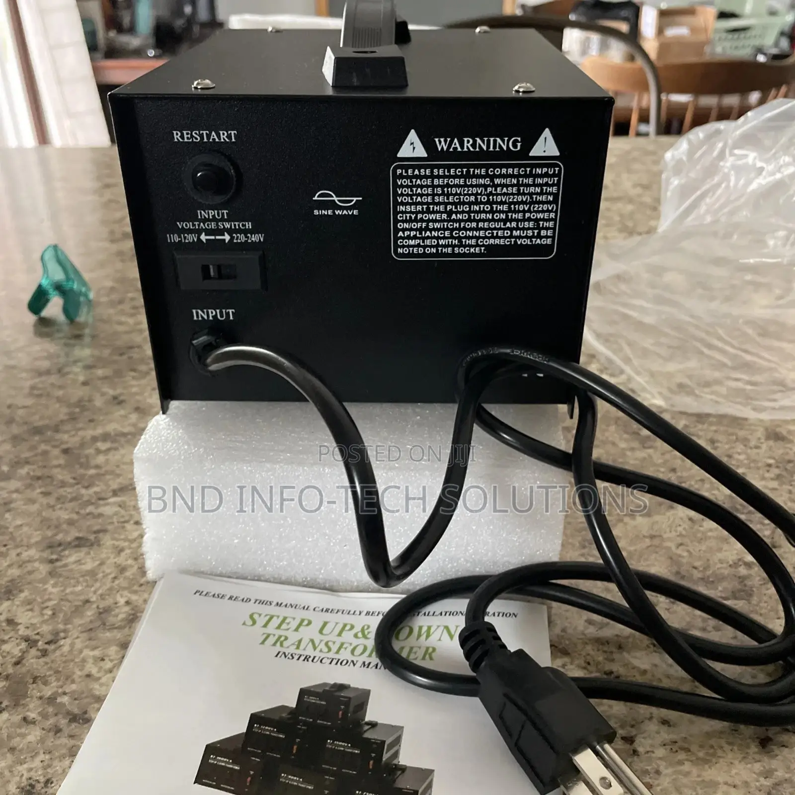 Zgrock 1000 Watt Voltage Transformer- Step Up and Down