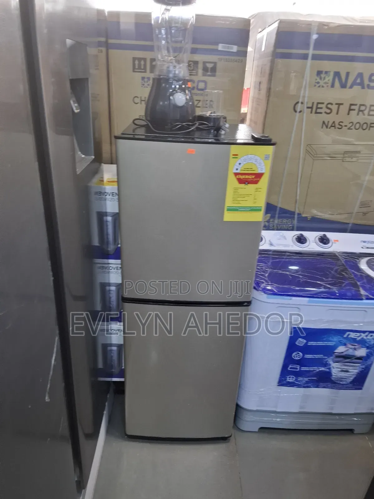Nasco Gold Colour Bottom Freezer 138l Brand New for Sale