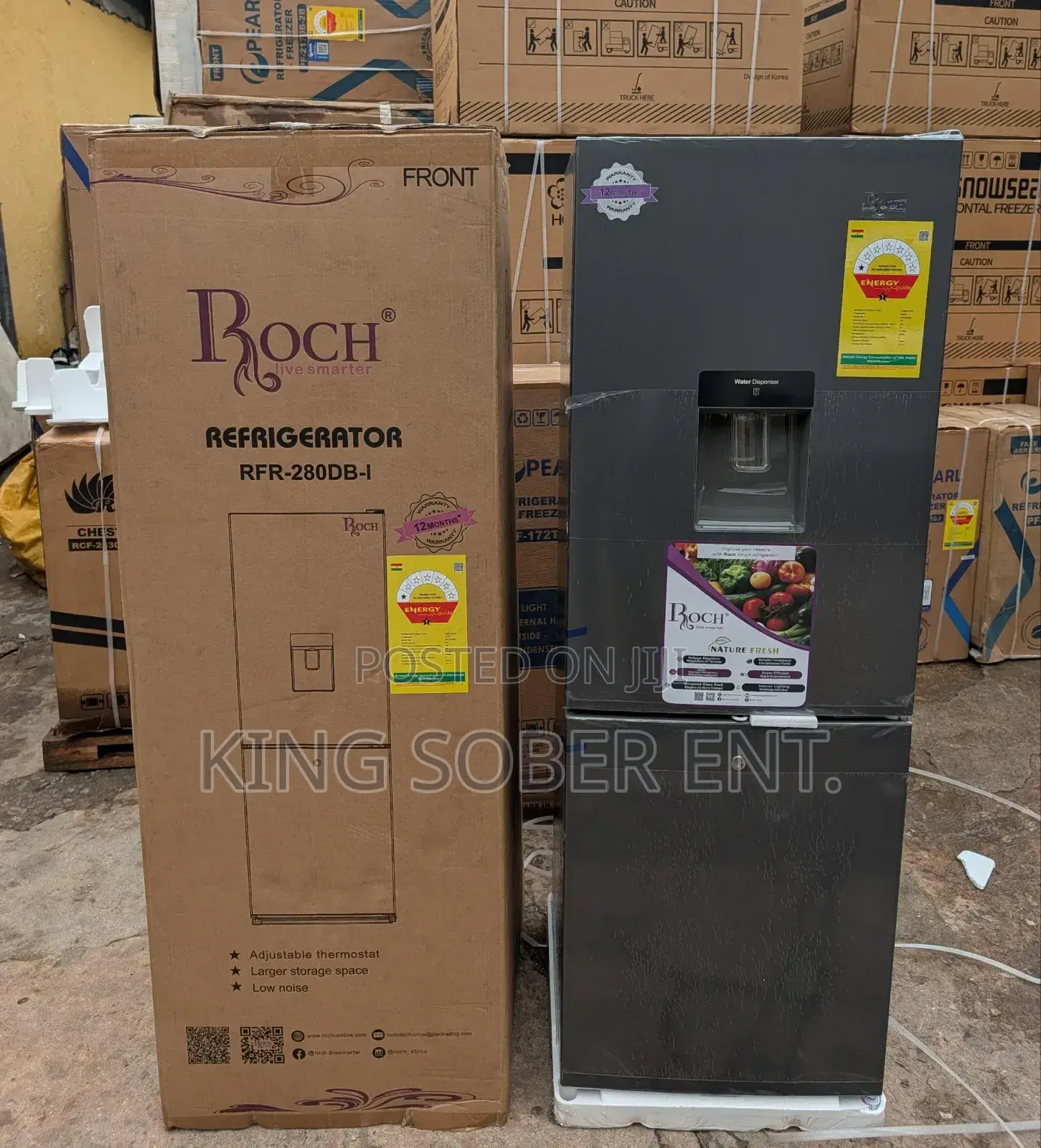 Roch RFR-280db Fridge 227ltrs