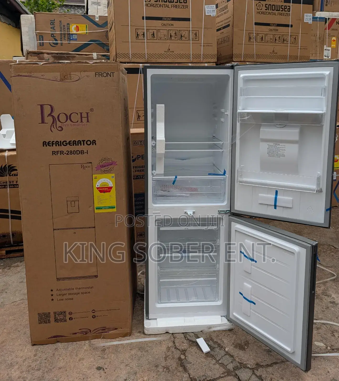 Roch RFR-280db Fridge 227ltrs