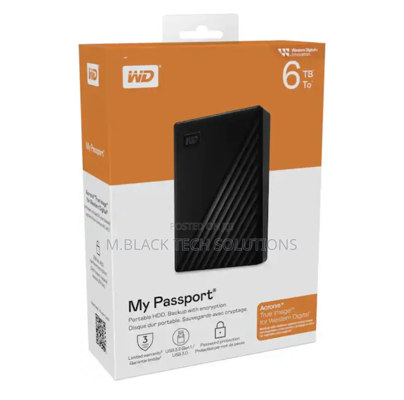 6tb Wd - My Passport External Usb 3.0 Portable Hard Drive
