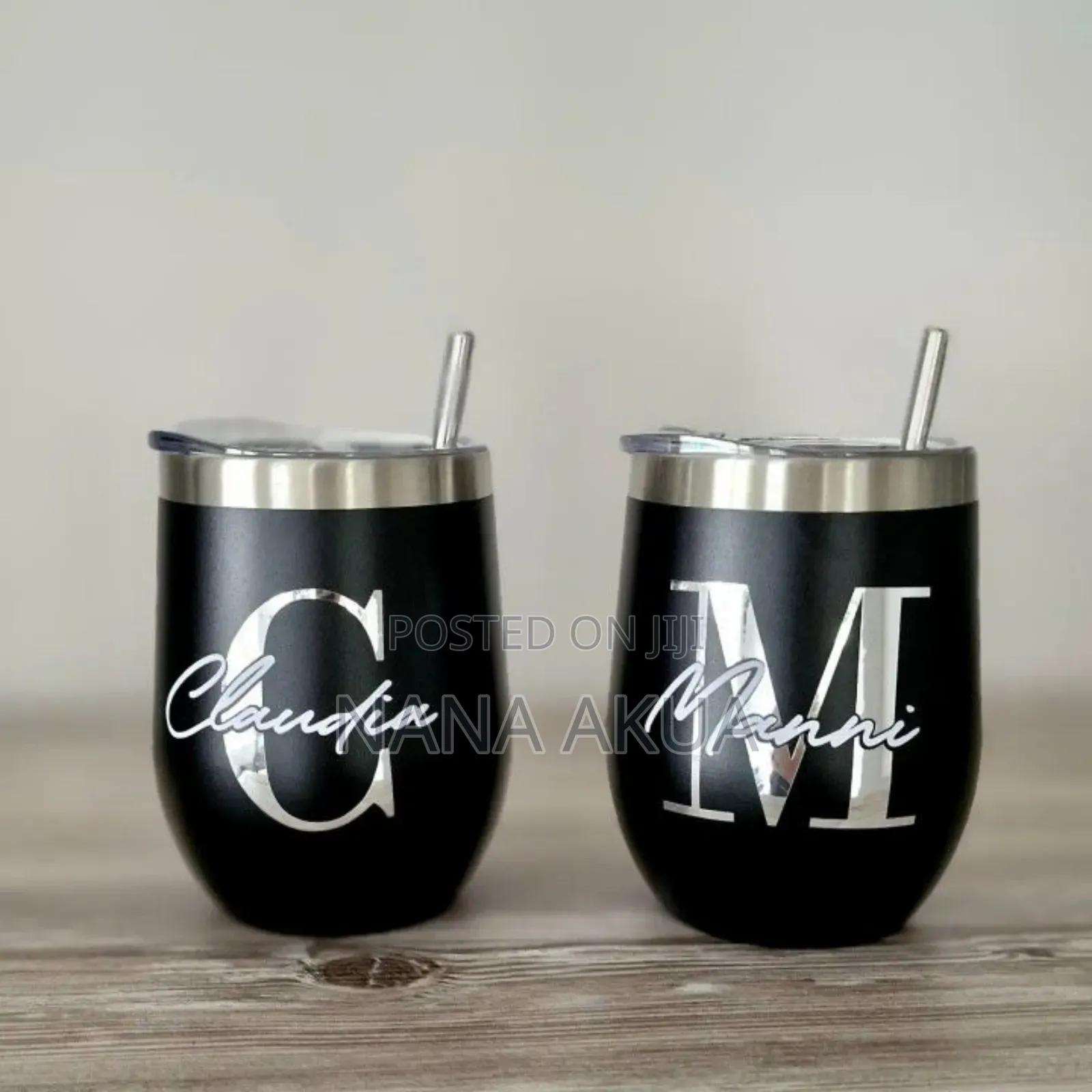Customised Egg Shaped Stainless Steel Mugs With Cover