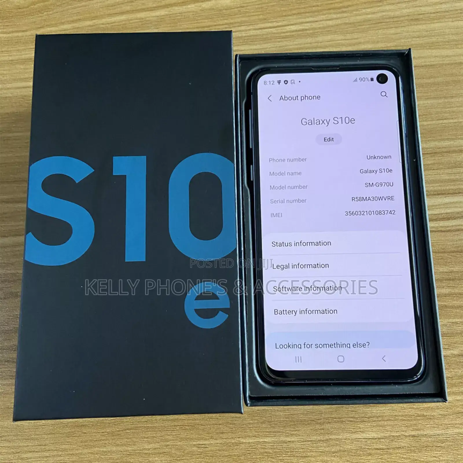 New Samsung Galaxy S10e 256 GB Blue