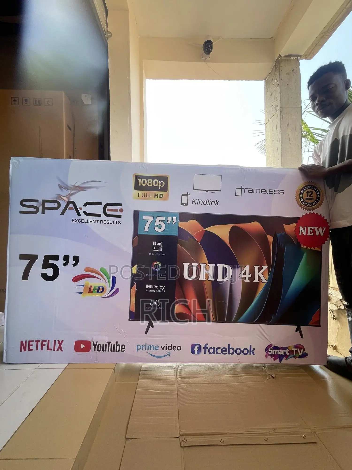 75inches Space Uhd Smart Android Tv At Wholesale Prices