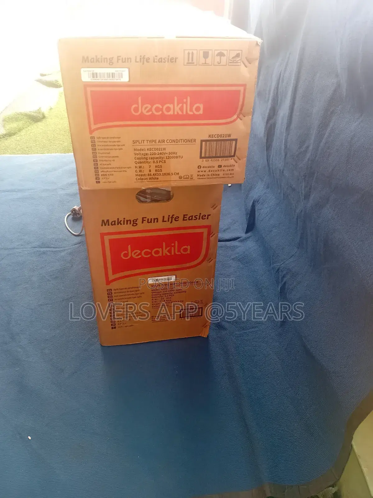 Decakila 1.5hp Air Conditioner or Comfortable Cooling