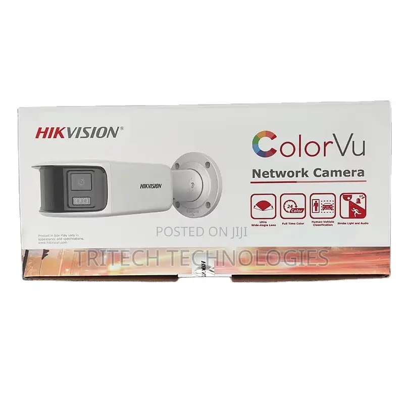 Hikvision 8mp Panoramic Colorvu Outdoor Ip Camera Ds-2cd2t87g2p-Lsu/Sl