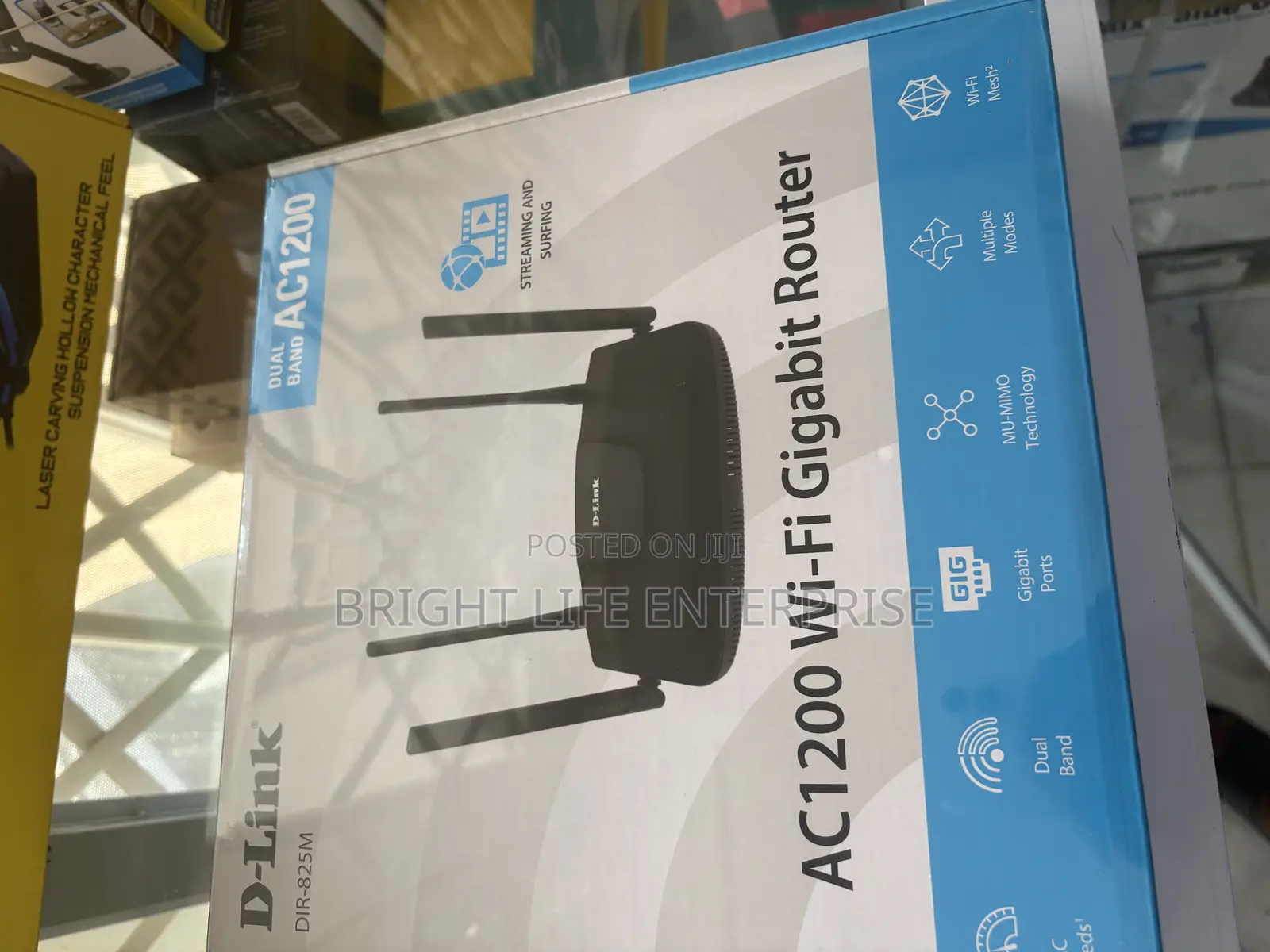 D-Link Wireless Ac 1200 Dual Band Router, 4x Ethernet Ports,