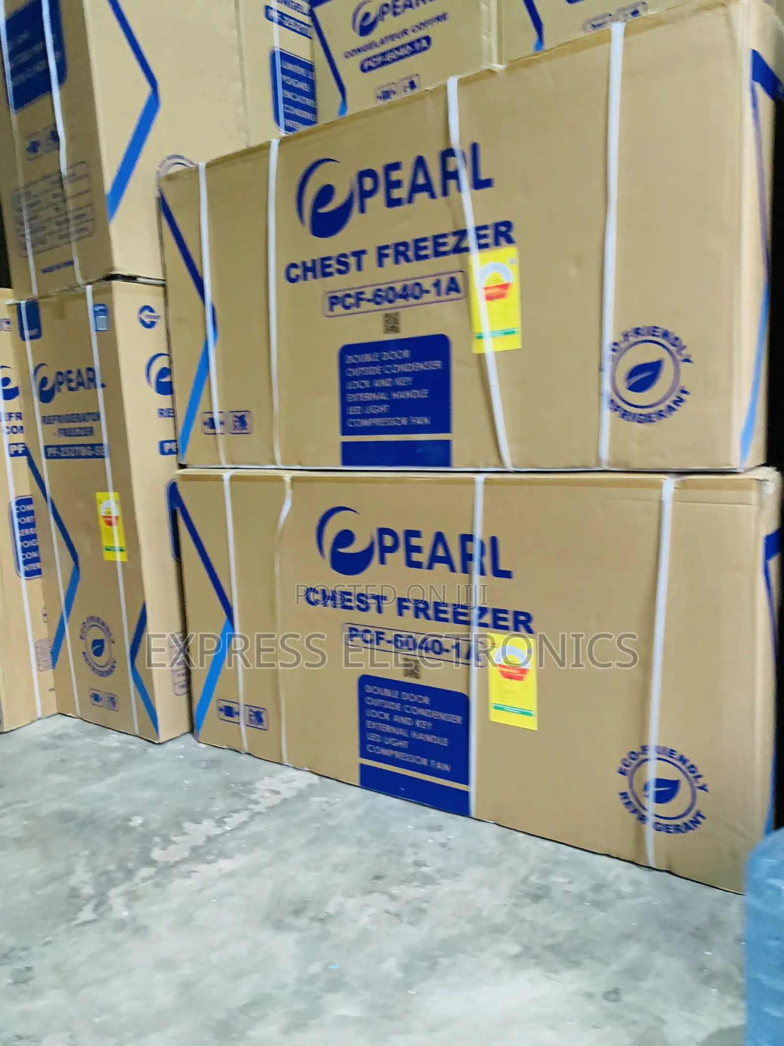 Available Now at Store PCF-6040-1a —508ltrs Pearl Chest Freezer .