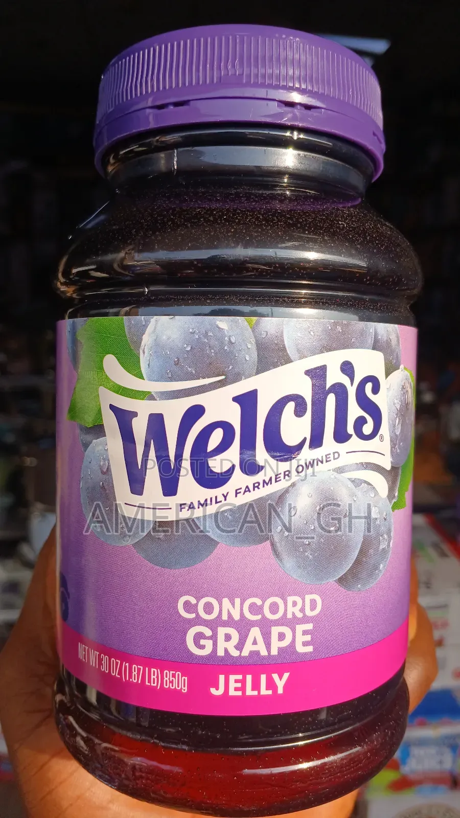 Welch's Concord Grape Jelly, 850g