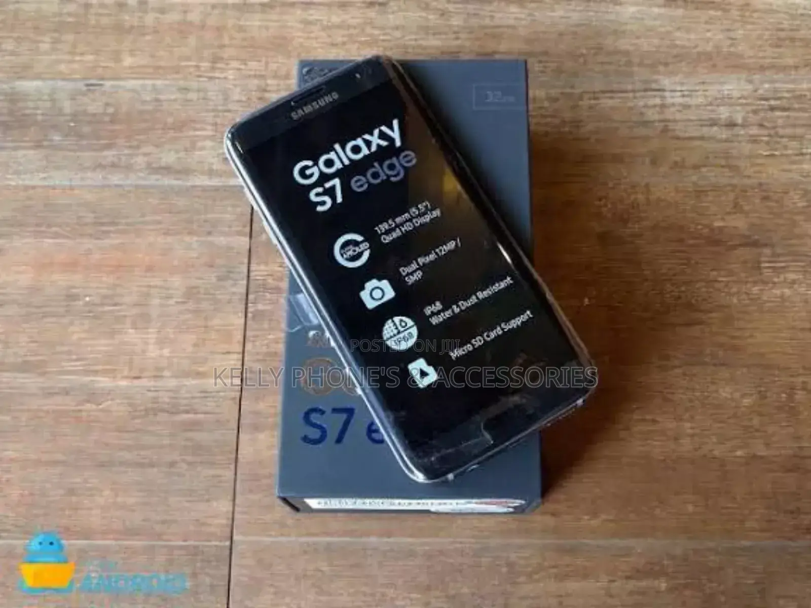 New Samsung Galaxy S7 edge 128 GB Black