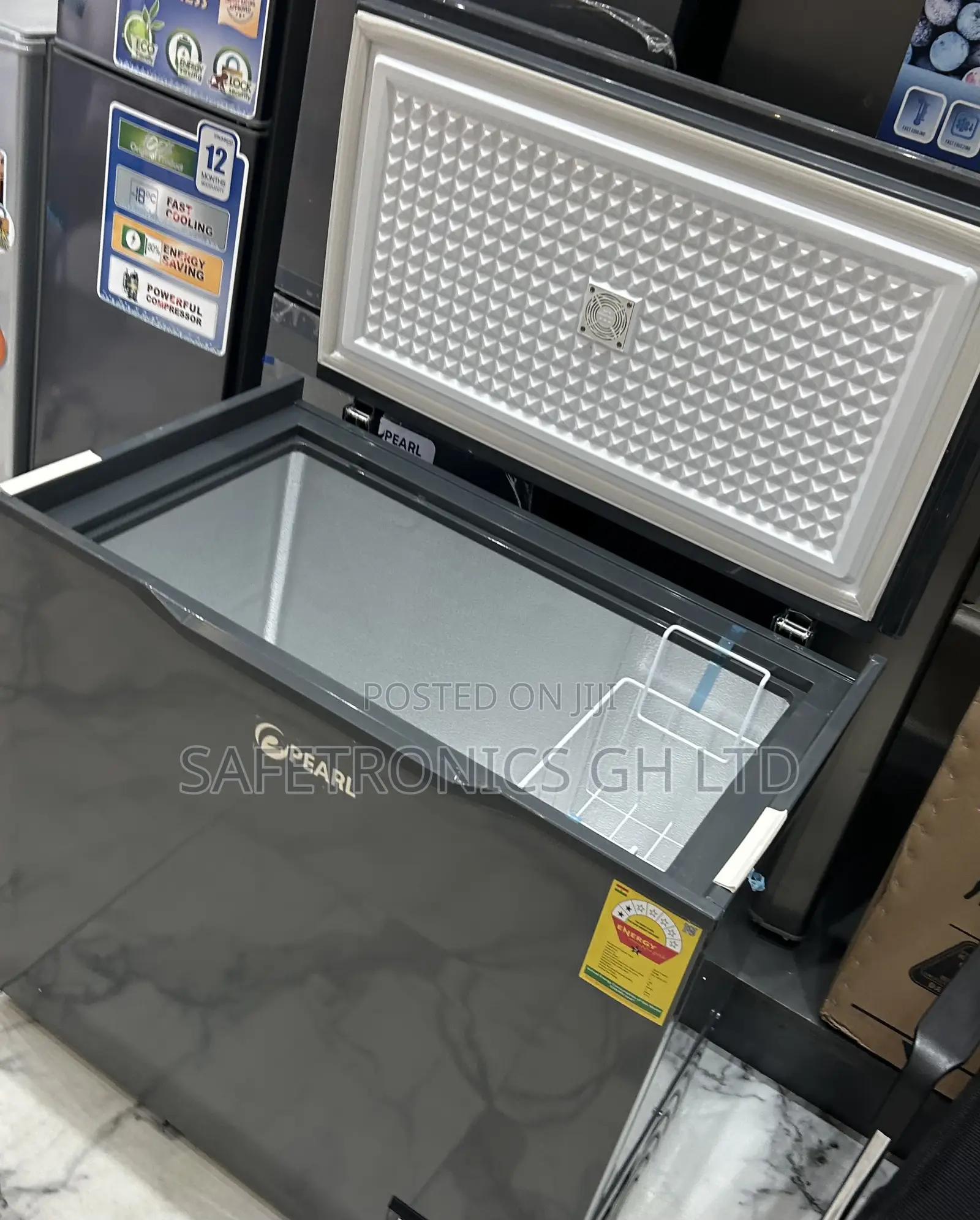 Choose Exclusive 150l Electric Glass Grey Pearl PCF-1801-25y Freezer
