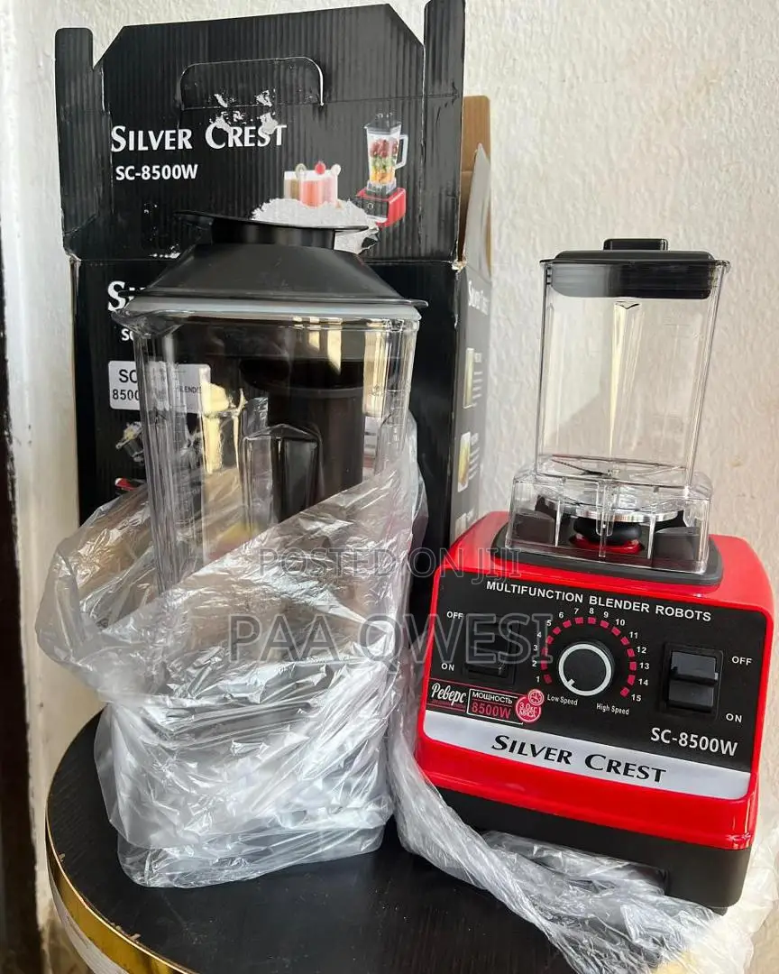 2 In 1 Silver Crest Commercial Blender