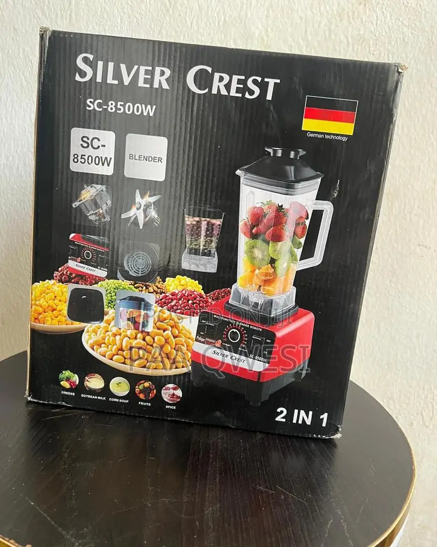 Portable Silver Crest Double Cup Blender