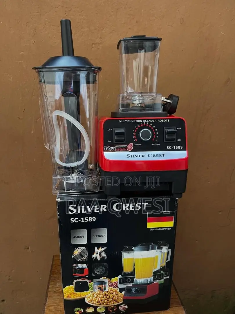 Smoothie Maker 2 In 1 Heavy Silver Crest Blender