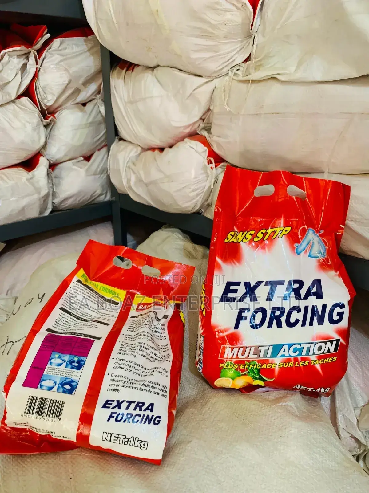 Extra Forcing Detergent Washing Powder for Laundry,12pack 1kg