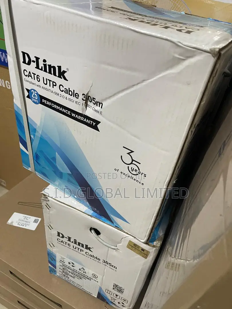 D-link 305m Ash Solid Pure Copper Cable