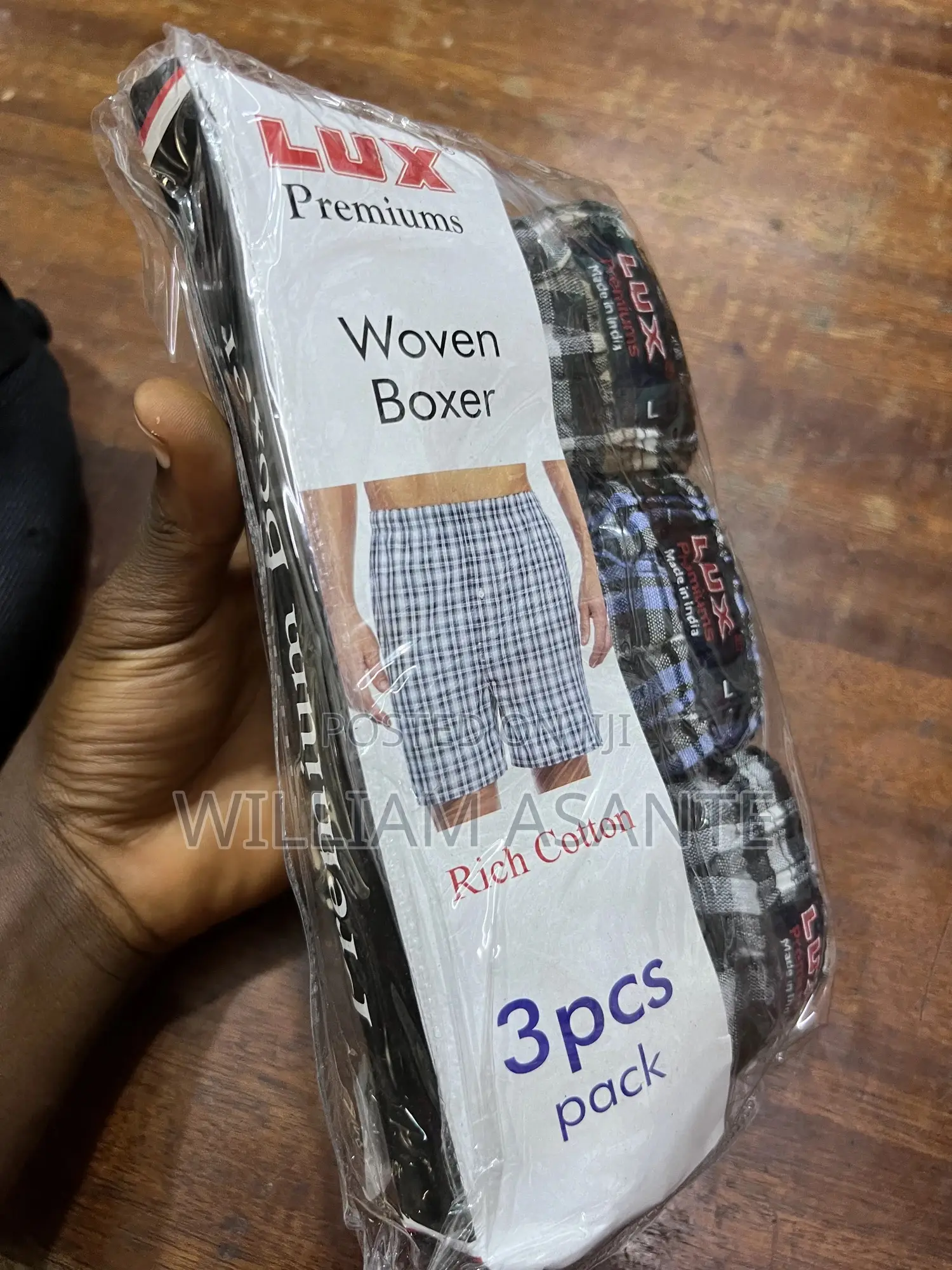 Lux Premium 3pcs Boxer Shorts