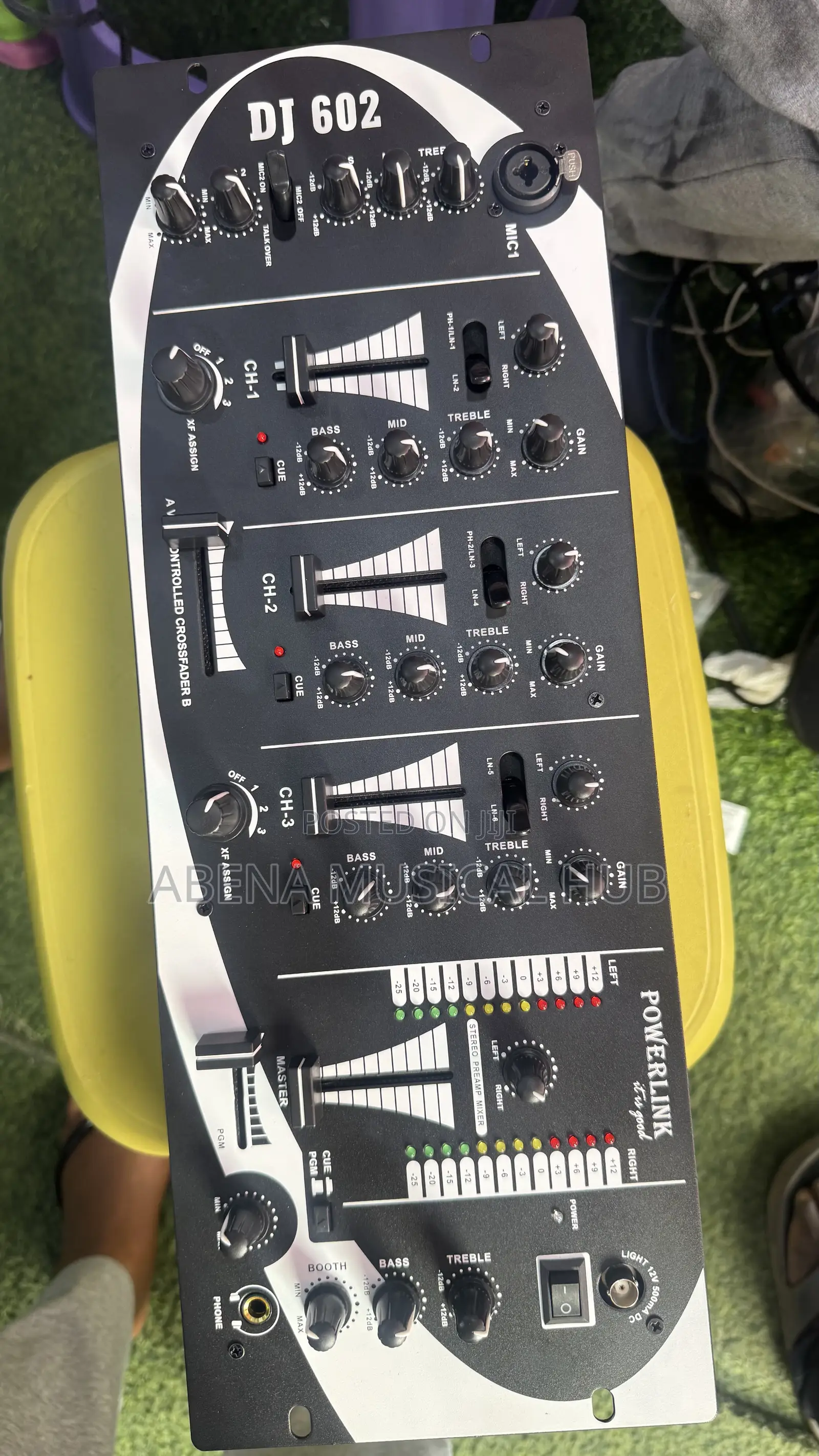 Power Link Dj 602 3 Channel Mixer
